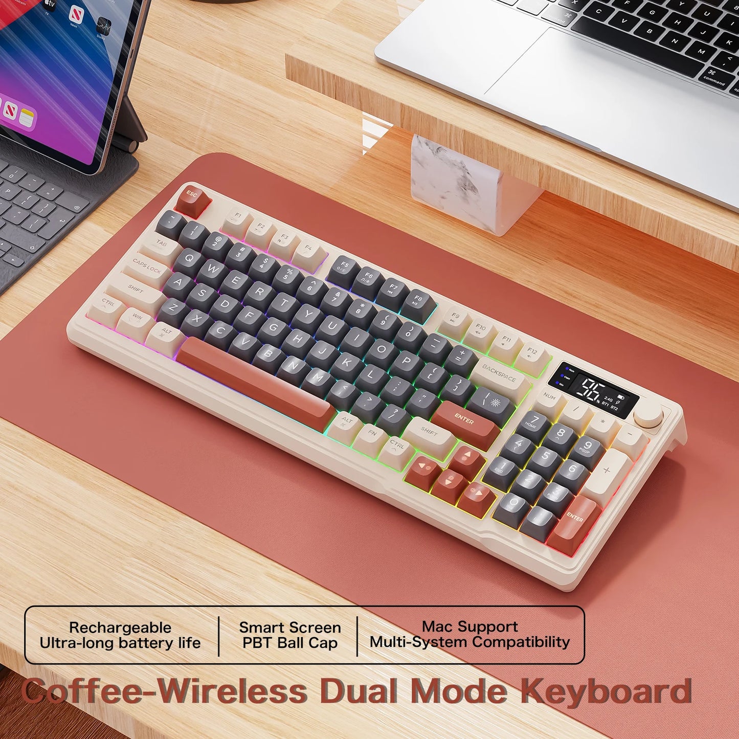 Smart Display Mechanical Keyboard