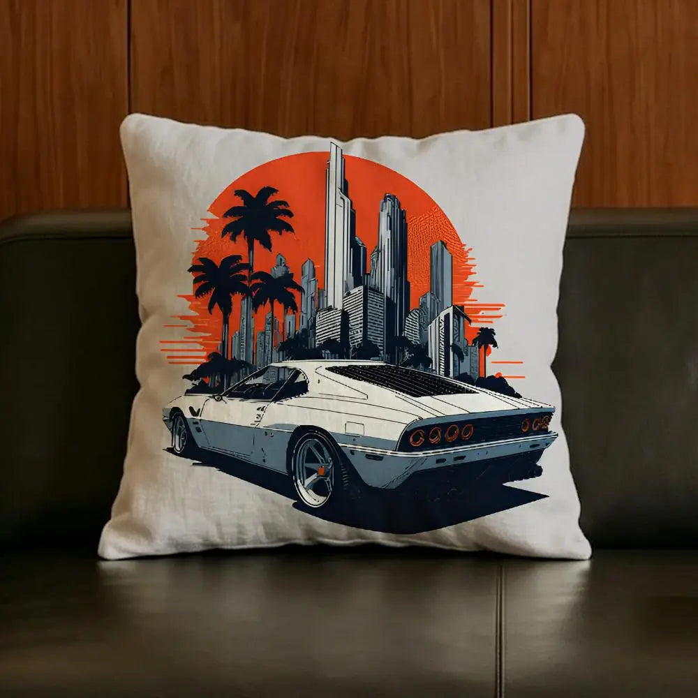 Neon City Cushion Cover