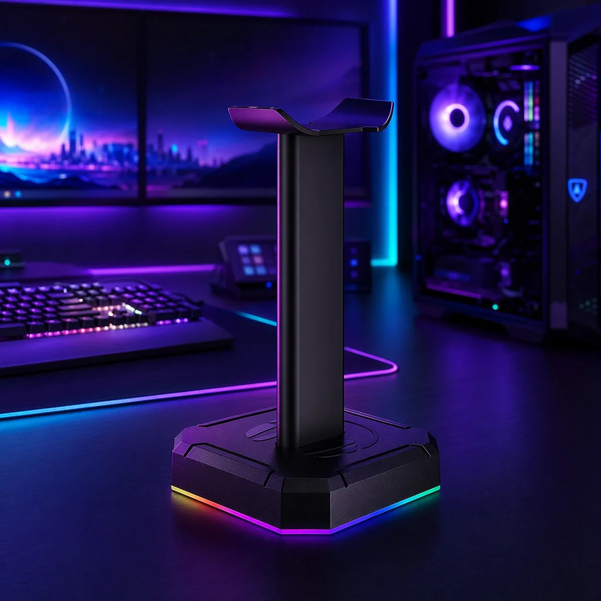RGB Gaming Headset Holder