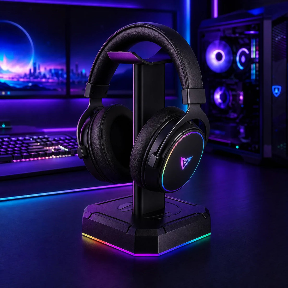 RGB Gaming Headset Holder