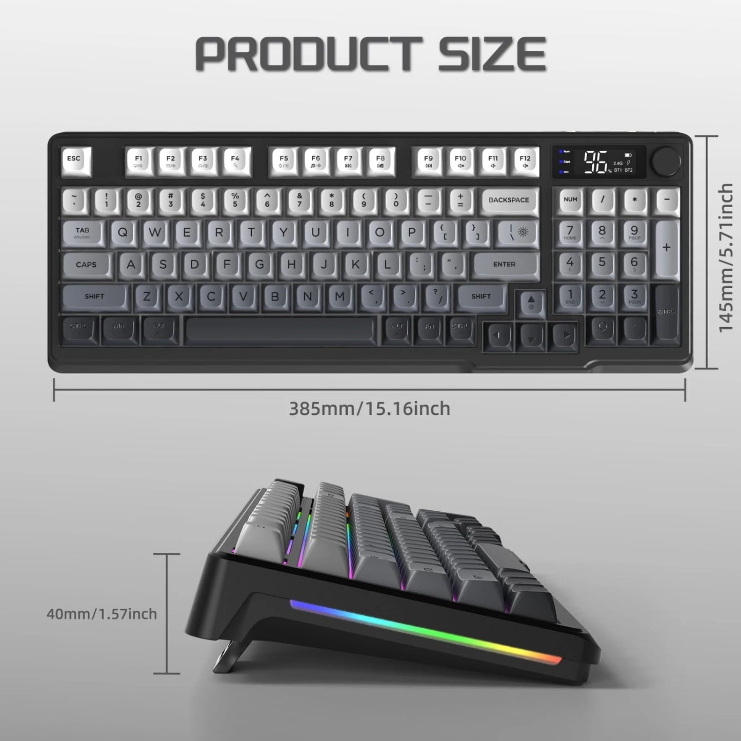 Smart Display Mechanical Keyboard