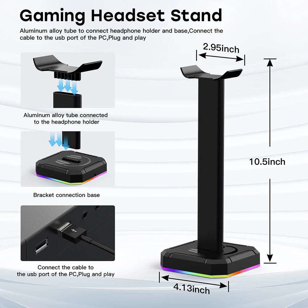 RGB Gaming Headset Holder