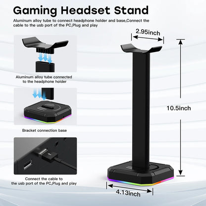 RGB Gaming Headset Holder