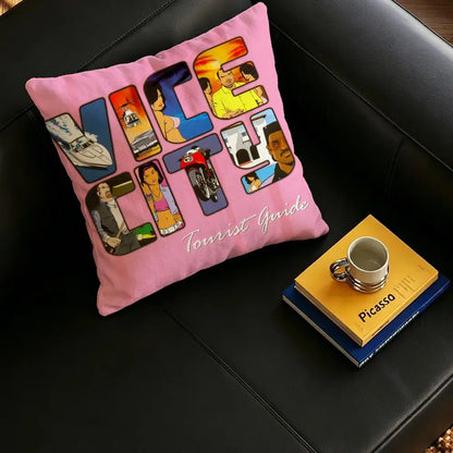 Neon City Cushion Cover