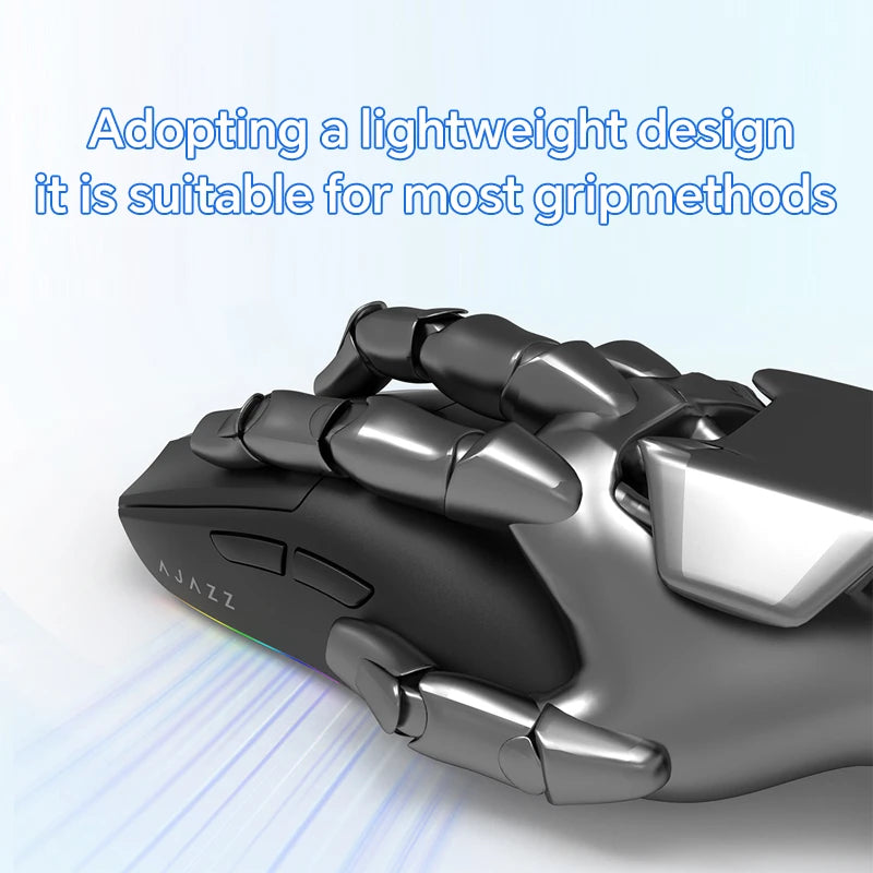 Wireless Gaming Mouse with RGB Charging Dock