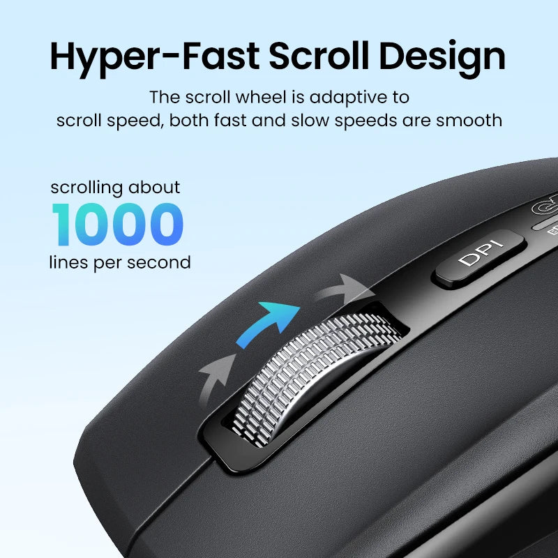 Hyper-Scroll Wireless Mouse