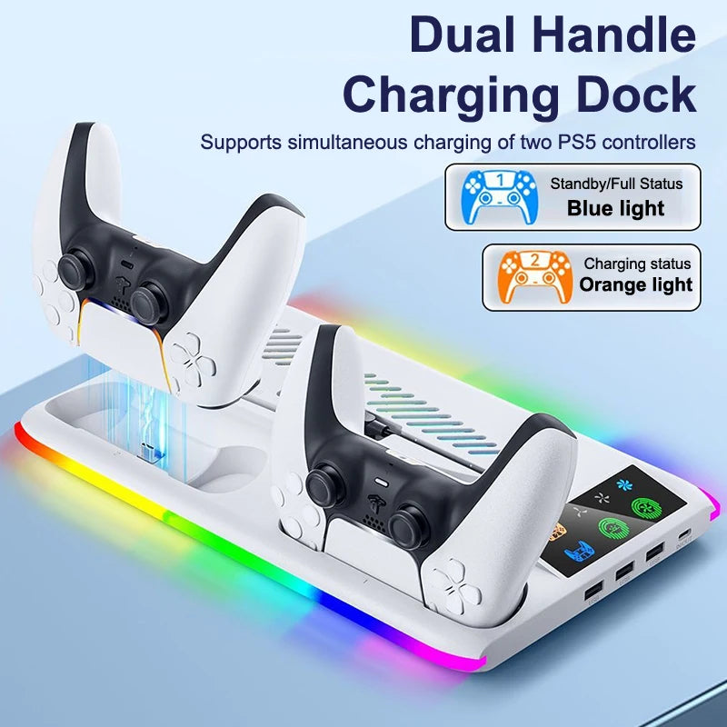 PS5 Cooling Stand & Charging Station