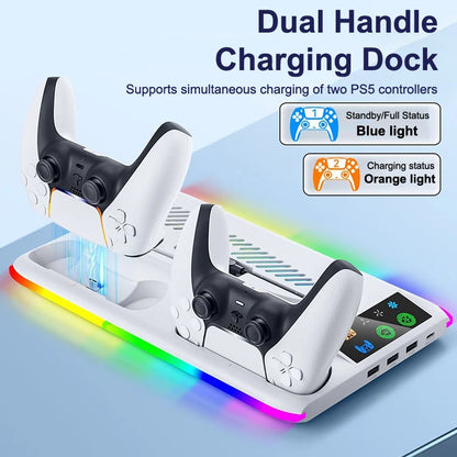 PS5 Cooling Stand & Charging Station