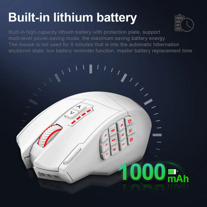 MMO Wireless Gaming Mouse — 16 Buttons