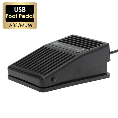 USB programmable foot pedal switch for push-to-talk and macros — DESKR Australia