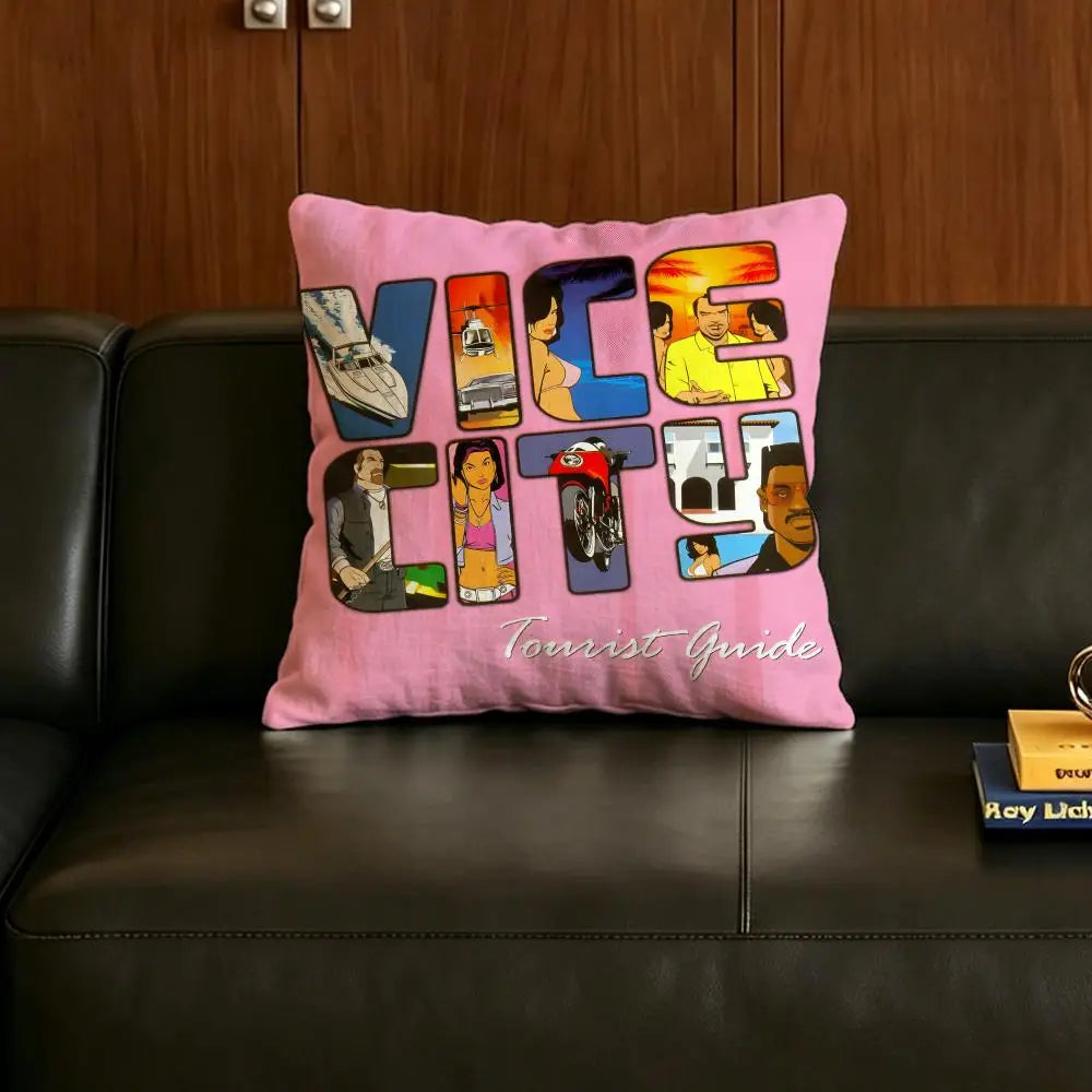 Neon City Cushion Cover