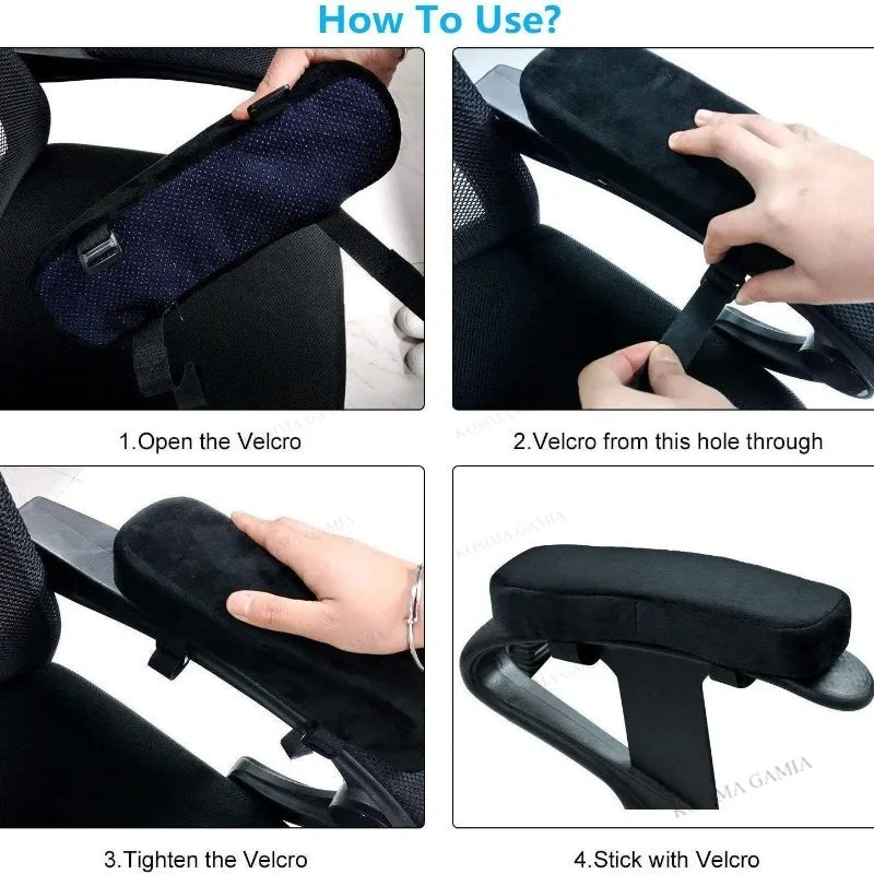 Memory Foam Armrest Pads