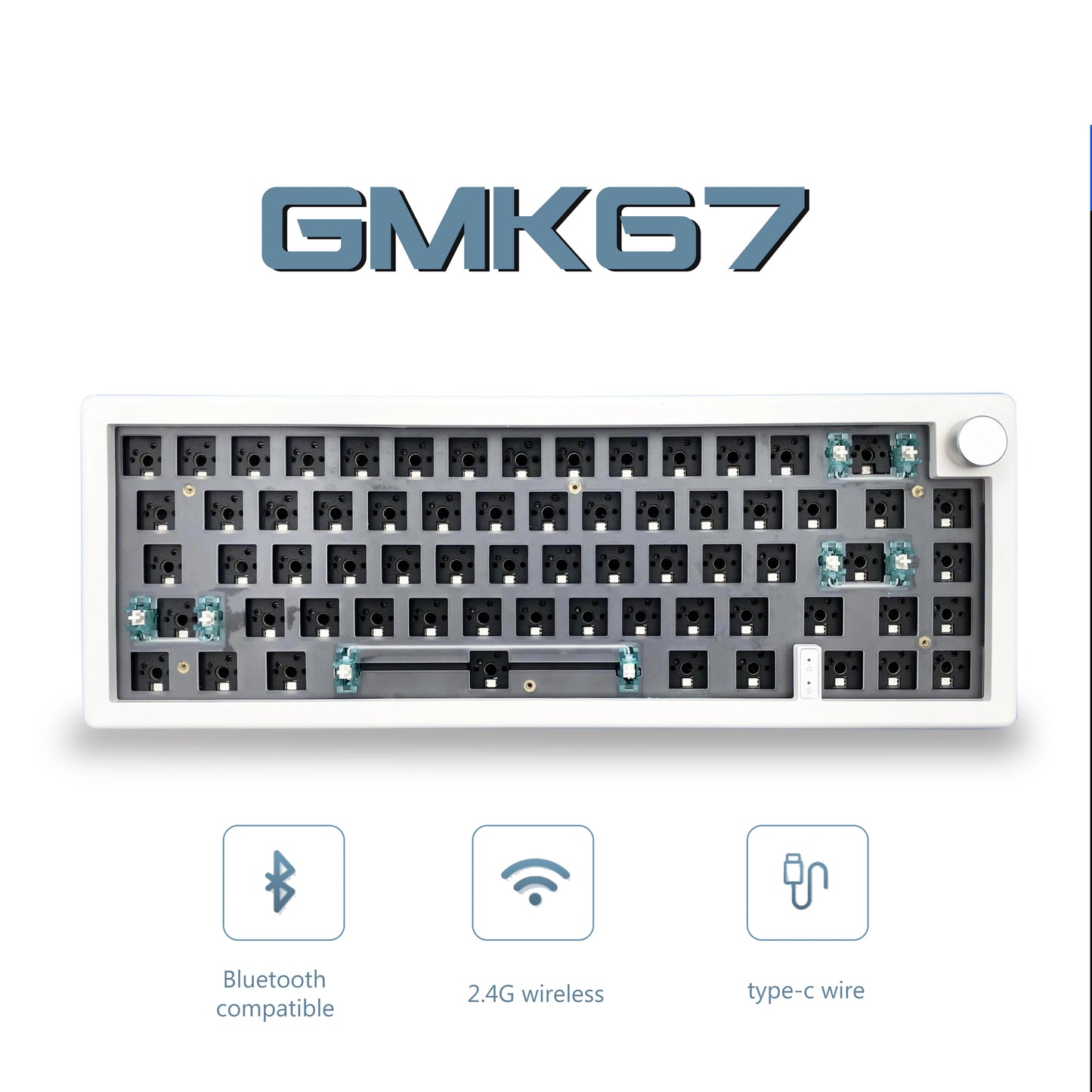 Gasket Mechanical Keyboard — Tri-Mode