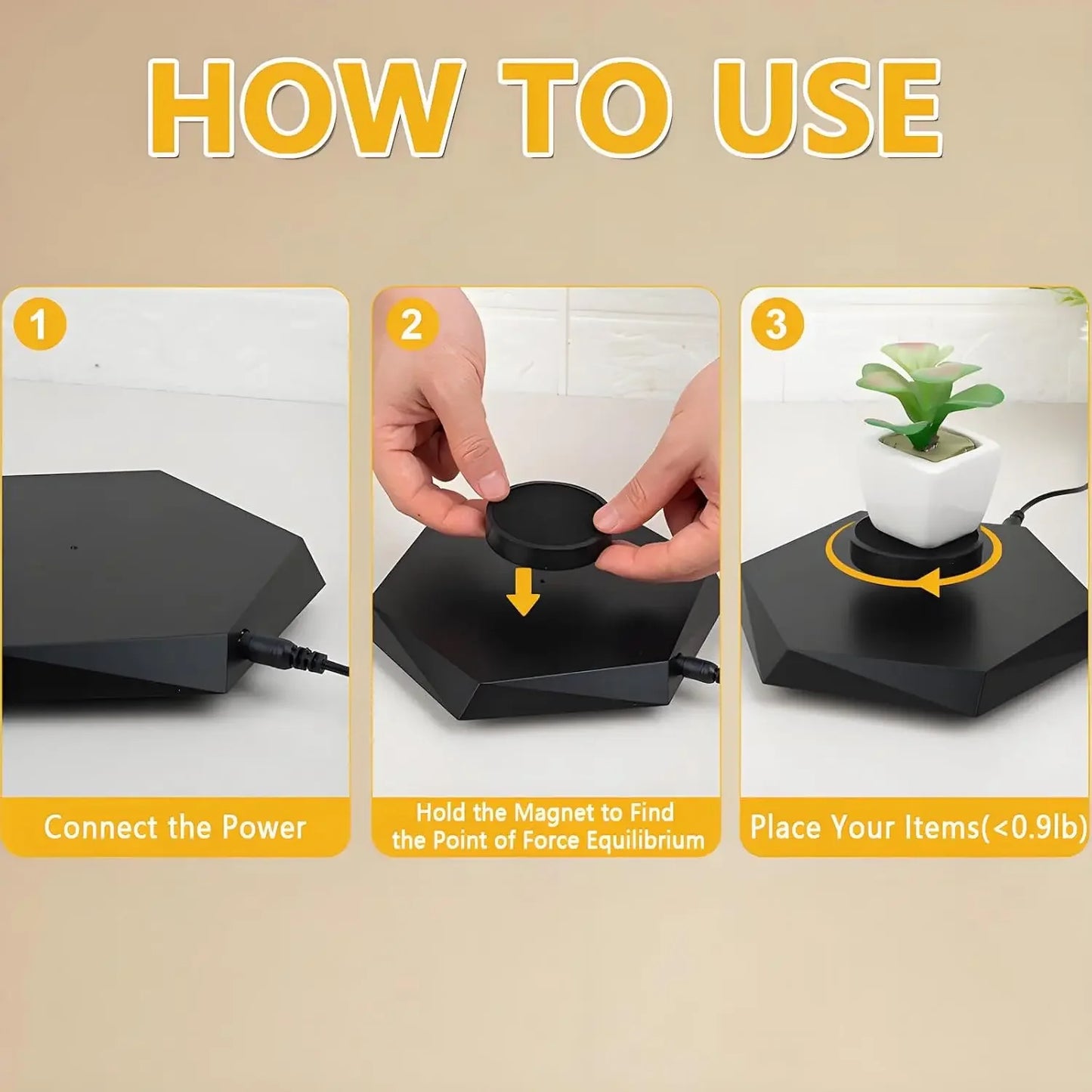 Levitating Display Stand