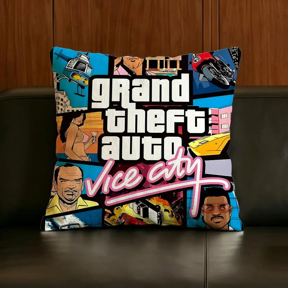 Neon City Cushion Cover