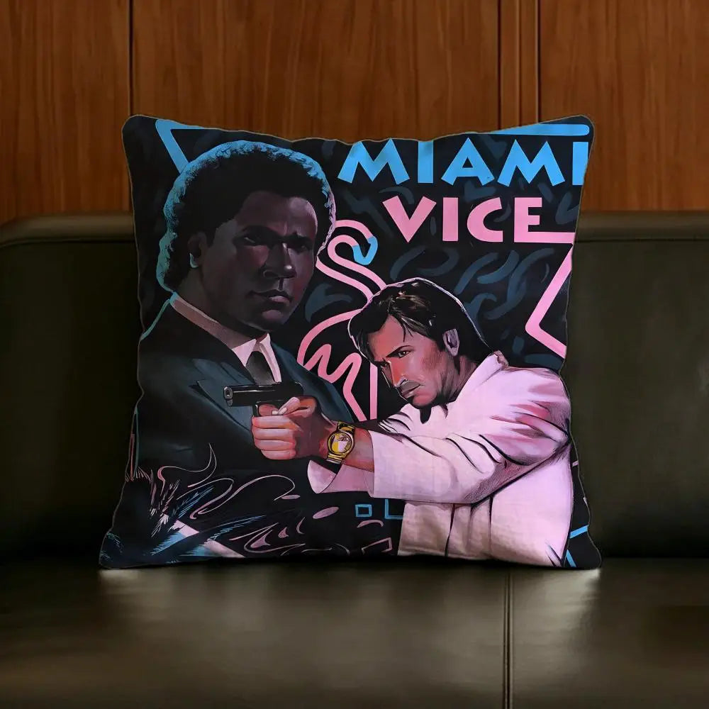 Neon City Cushion Cover