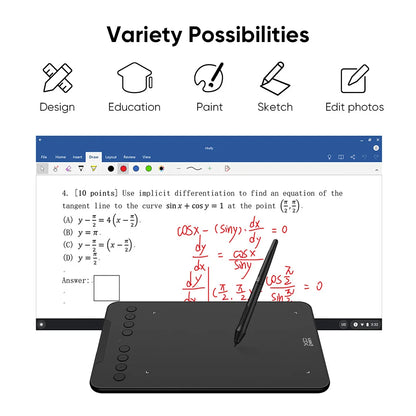 Pro Graphics Drawing Tablet 10"