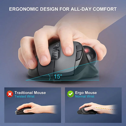 Ergonomic Trackball Mouse