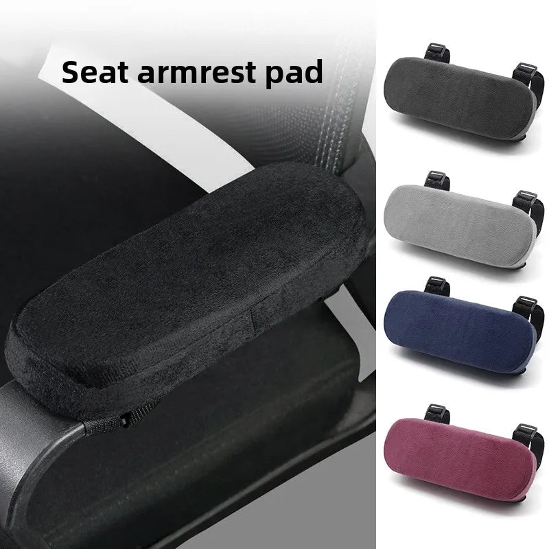 Memory foam armrest pads on gaming chair armrests — DESKR Australia