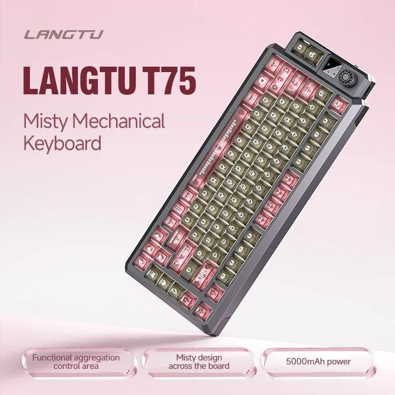 Crystal Transparent Mechanical Keyboard