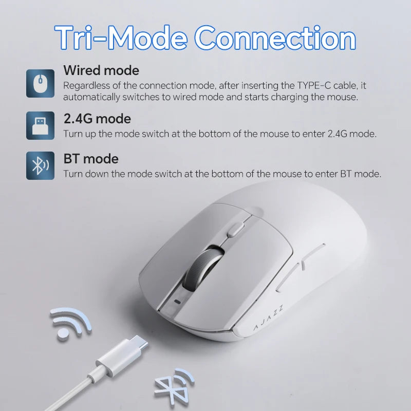Wireless Gaming Mouse with RGB Charging Dock