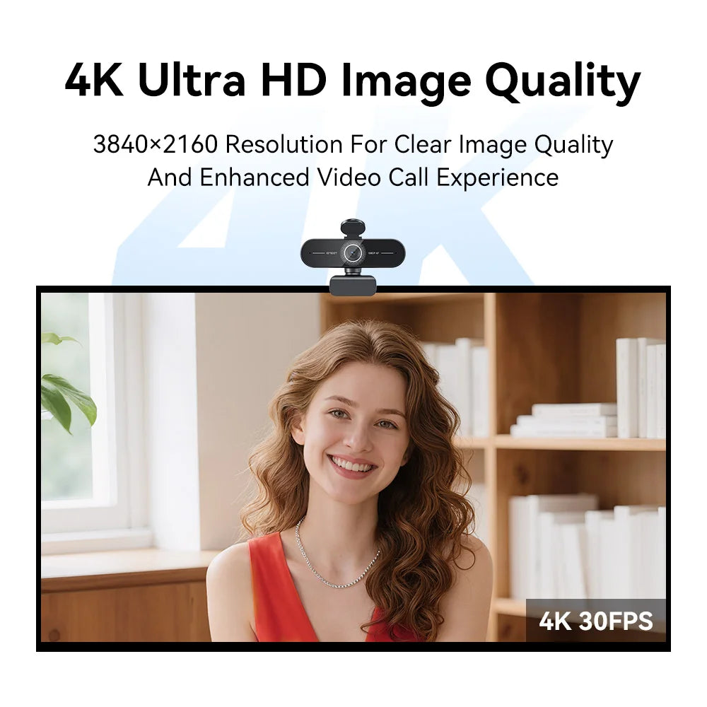4K Autofocus Webcam