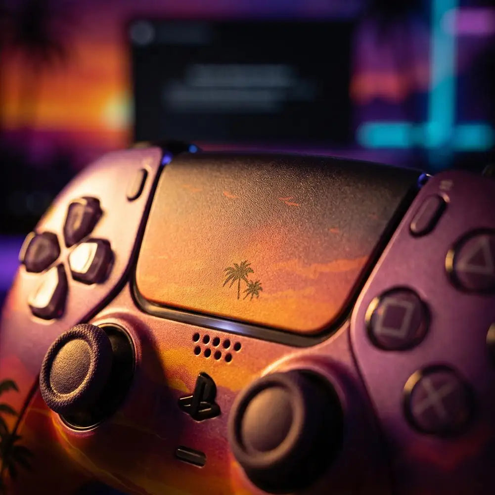 Neon City PS5 Controller Shell