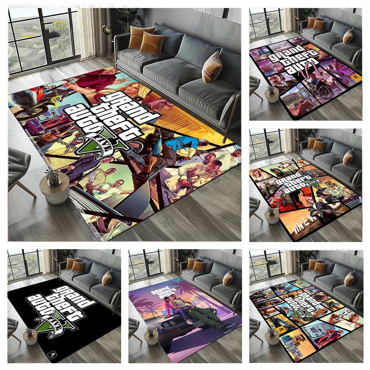 Gaming floor rug included in the bundle