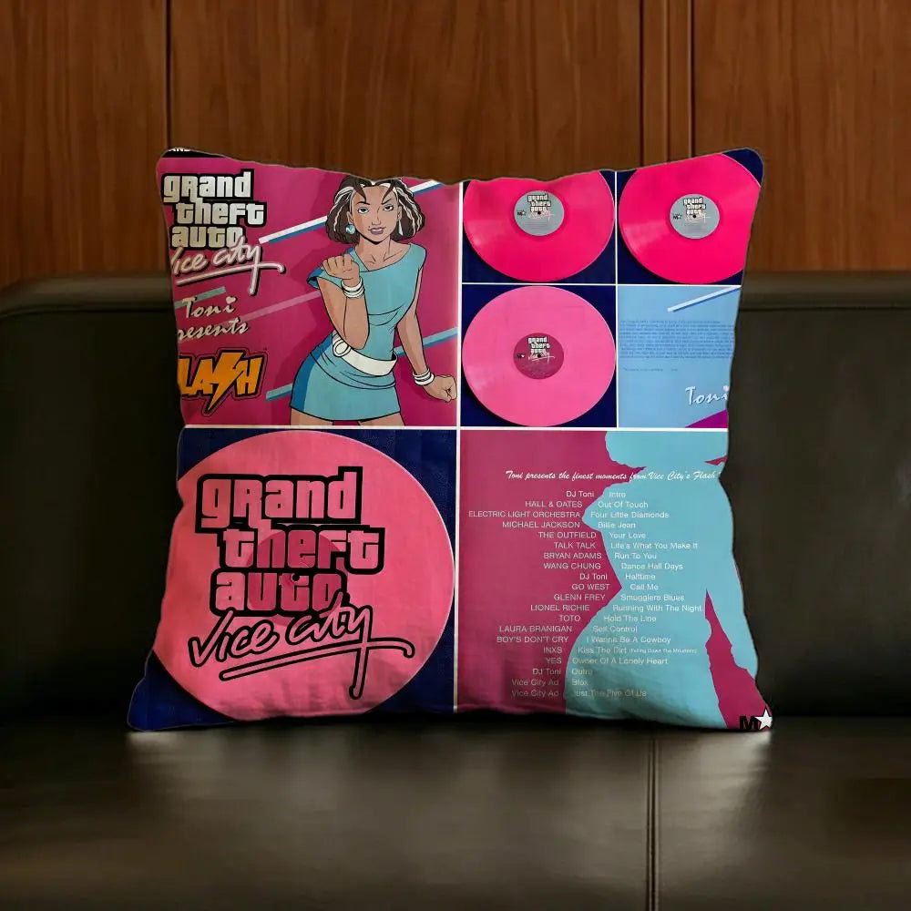 Neon City Cushion Cover