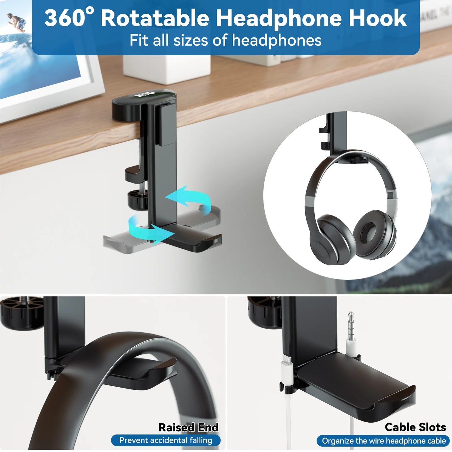 Headphone Via Cup Holder