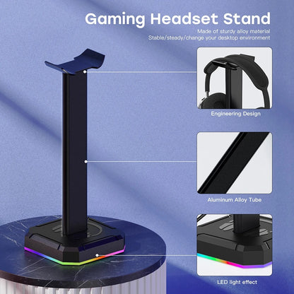 RGB Gaming Headset Holder