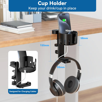 Headphone Via Cup Holder